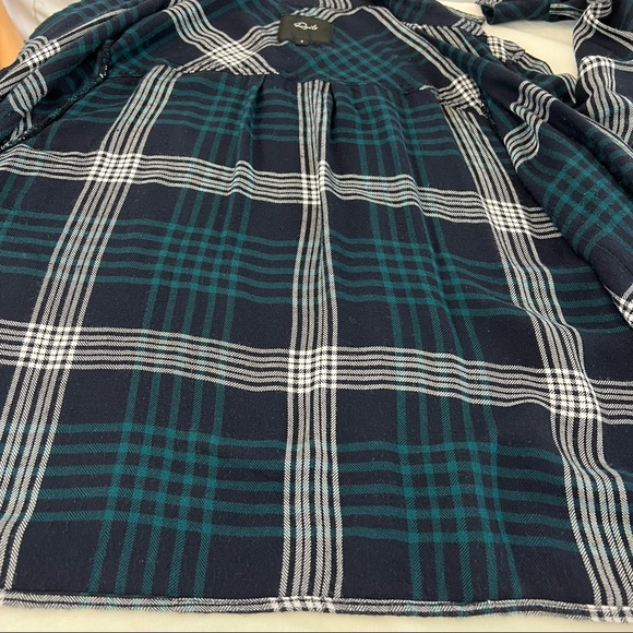Rails 2 Front Pocket Plaid Button Front Shirt Size S - Picture 9 of 12